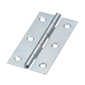 トラスコ中山 TRUSCO スチール製薄口普通蝶番 三価クロムメッキ仕上 63.5mm FC190ER-2336111-イメージ1