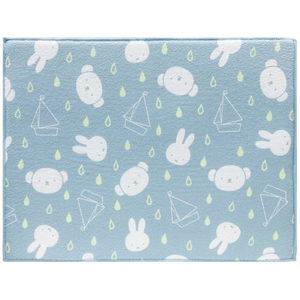 オカトー miffy 吸水水切りマット 30×40cm あめのひミッフィー FCK456D-イメージ1