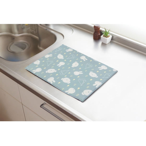 オカトー miffy 吸水水切りマット 30×40cm あめのひミッフィー FCK456D-イメージ3