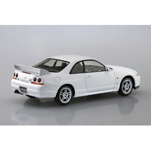 アオシマ 1/32 ニッサン R33 スカイラインGT-R(ホワイト) 楽プラ スナップキット No.21-WH Aﾗｸﾌﾟﾗ21WHR33GTRﾎﾜｲﾄ-イメージ2