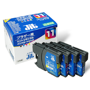 JIT ブラザー(brother) LC11-4PK対応 ジットリサイクルインクカートリッジ 4色パック JIT-B114P JIT ブラザー(brother) LC11-4PK対応 ジットリサイクルインクカートリッジ 4色パック JIT-B114P