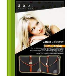 abbi NewYrok PCバッグ Carrie (キャリー) スリム・キャリア ルビー B3301R-イメージ5