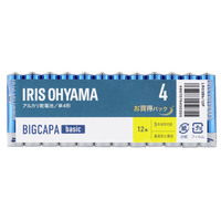 アイリスオーヤマ 乾電池 BIGCAPA basic 単4形12パック LR03BB12P