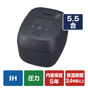 象印 圧力IH炊飯ジャー(5．5合炊き) 炎舞炊き 黒 NX-AA10-BZ-イメージ1