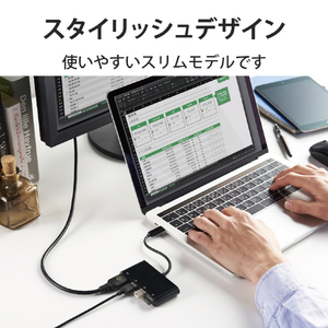 エレコム Type-Cドッキングステーション ブラック DST-C15BK/EC-イメージ5