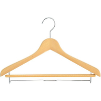 江部松商事 木製 ロッキー20 ハンガー Wバー付 FC126LT-6609610