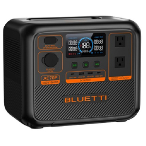 BLUETTI 小型ポータブル電源 防災推奨・車中泊・キャンプ(864Wh、1000W) AC70P-イメージ3