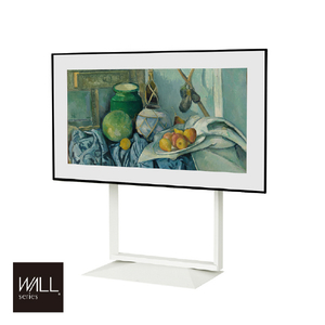 ナカムラ 32～80型対応 首振り機能付き 壁寄せテレビスタンド WALL FRAMESTAND EQUALS・WALLシリーズ サテンホワイト WLTV45111-イメージ1