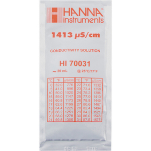 シンワ測定 標準液＿導電率校正用＿１４１３μＳ／ｃｍ＿６袋入 73035-イメージ1