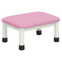 高田ベッド 足踏み台(ミニステップ)ビニルレザーピンク 20cm FCG327E-23-2769-0007