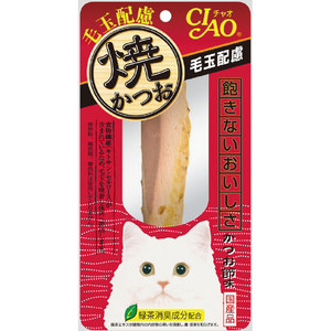 いなばペットフード 焼かつお 毛玉配慮 かつお節味 1本 ﾔｷｶﾂｵｹﾀﾞﾏｶﾂｵﾌﾞｼ1ﾎﾝ-イメージ1