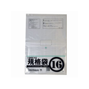 紺屋商事 LD03 規格袋 16号 100枚 FCE156U-00722016-イメージ1