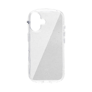 Ｈａｍｅｅ iPhone 16用TPUケース I FACE LOOK IN CLEAR クリア／ラメ 41-980361-イメージ1