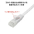 ホーリック LANケーブル UTP カテゴリー6A フラット(2m) ホワイト LC20-036FW-イメージ5