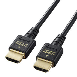エレコム イーサネット対応ウルトラハイスピードHDMIケーブルスリム(1.0m) ブラック DH-HD21ES10BK エレコム イーサネット対応ウルトラハイスピードHDMIケーブルスリム(1.0m) ブラック DH-HD21ES10BK