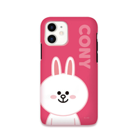 LINE FRIENDS iPhone 12 mini用DUAL GUARD BASIC[公式ライセンス品] CONY KCE-CSB038