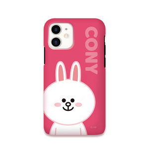 LINE FRIENDS iPhone 12 mini用DUAL GUARD BASIC[公式ライセンス品] CONY KCE-CSB038-イメージ1