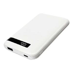 ラスタバナナ PD20W対応 TYPE-C1ポート/USB1ポート 準固体モバイルバッテリー 5000MAH ホワイト RLI050C20W03WH-イメージ1