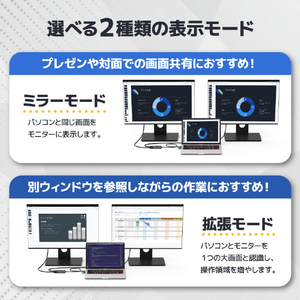 サンコー 映像出力がないUSBでも3画面にできるHDMI変換アダプタ UBHM24SSL-イメージ6