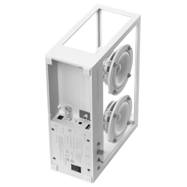 TRANSPARENT ポータブルスピーカー SMALL TRANSPARENT SPEAKER ホワイト TPS-02ﾄﾗﾝｽﾍﾟｱﾚﾝﾄｽﾋﾟ-ｶ- TRANSPARENT