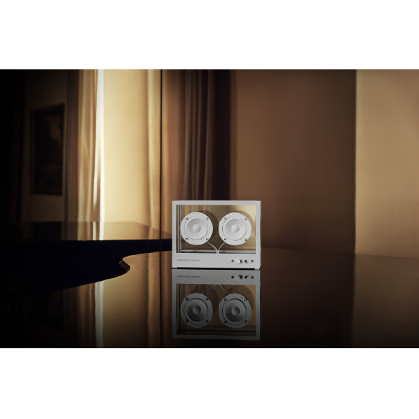 TRANSPARENT ポータブルスピーカー SMALL TRANSPARENT SPEAKER ホワイト TPS-02ﾄﾗﾝｽﾍﾟｱﾚﾝﾄｽﾋﾟ-ｶ- TRANSPARENT