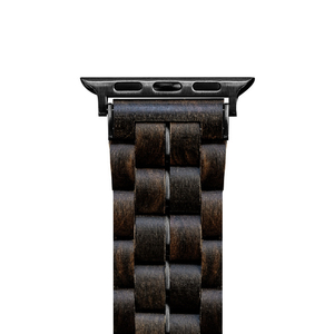 VOWOOD Apple Watch 49/46/45/44/42mm用天然木バンド 黒檀 VW74036AWCP-イメージ1