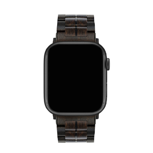 VOWOOD Apple Watch 49/46/45/44/42mm用天然木バンド 黒檀 VW74036AWCP-イメージ2