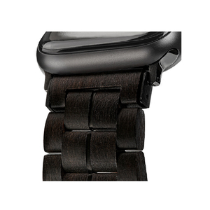 VOWOOD Apple Watch 49/46/45/44/42mm用天然木バンド 黒檀 VW74036AWCP-イメージ3