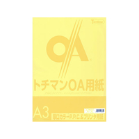 SAKAEテクニカルペーパー 厚口カラーPPC A3 イエロー 50枚×10冊 FC88265-LPR-A3-Y