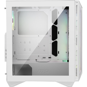 MSI ミドルタワー型PCケース ホワイト MPGGUNGNIR110RWHITE-イメージ5