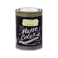 アサヒペン 水性多用途マットカラー 0.5L イエロークリーム FC608PM