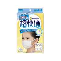 ユニ・チャーム 超快適マスク 高学年専用タイプ 18枚 FCT6814