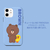 LINE FRIENDS iPhone 12 mini用DUAL GUARD BASIC[公式ライセンス品] BROWN & SALLY KCE-CSB039-イメージ3