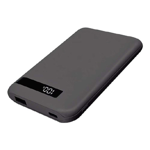 ラスタバナナ PD20W対応 TYPE-C1ポート/USB1ポート 準固体モバイルバッテリー 5000MAH チャコールグレー RLI050C20W03CGRY-イメージ1