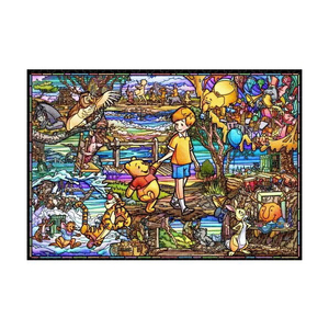 テンヨー ピュアホワイト ジグソーパズル 1000ピースくまのプーさん ストーリー ステンドグラス DP1000037クマノプ-サンスト-リ-SG テンヨー ピュアホワイト ジグソーパズル 1000ピースくまのプーさん ストーリー ステンドグラス DP1000037クマノプ-サンスト-リ-SG