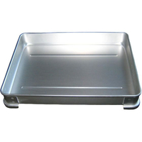 中尾アルミ製作所 中尾アルミ/アルマイト 餃子バット身 小 300×220×H40 FC084KZ-0298410