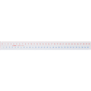 ライオン事務器 ピックアップ定規 30cm L-10 F609397-270-68-イメージ1