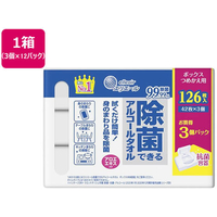 大王製紙 エリエール除菌できるアルコールタオルボックス詰替3コ*12パック FCE223T