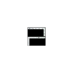 シンワ測定 曲尺平ぴたシルバー　５寸裏面１５ｃｍ　併用目盛 10038-イメージ2