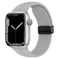 GAACAL Apple Watch Series 1-8/SE1-2 [38/40/41mm]用マグネット式シリコンバンド グレー W00302GYA