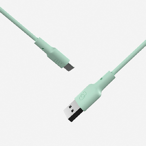 CellCube USB-A to USB-Cケーブル(1．0m) TSUNAGU mayu ライトグリーン CC-CB06-LG-イメージ3