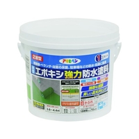アサヒペン 水性エポキシ強力防水塗料 1KGセット ライトグリーン FC190HW-1951396