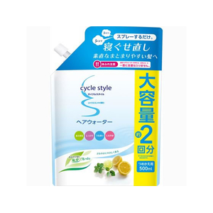 第一石鹸 サイクススタイル ヘアウォーター 詰替用 500mL FC392TC-イメージ1