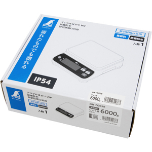 シンワ測定 デジタルはかり　ＷＰ　６０００ｇ　防塵防水　取引証明以外用 70038-イメージ2