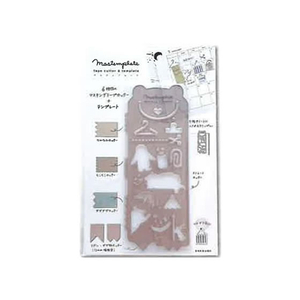クツワ マステンプレート アニマル FC254PK-DE011C-イメージ1