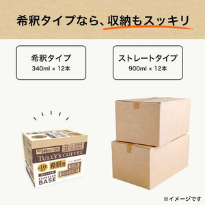 伊藤園 TULLY’S ESPRESSO BASE 甘さひかえめ 12本 FCE380M-イメージ6