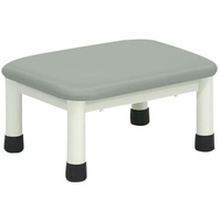 高田ベッド 足踏み台(ミニステップ)ビニルレザーグレー 20cm FCG328E-23-2769-0009