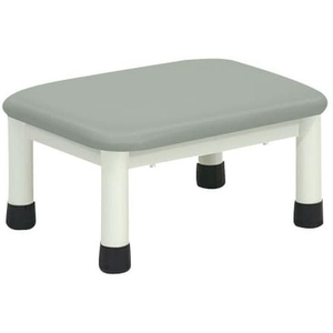 高田ベッド 足踏み台(ミニステップ)ビニルレザーグレー 20cm FCG328E-23-2769-0009-イメージ1