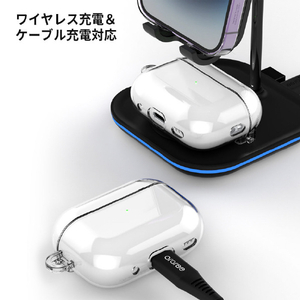 araree AirPods Pro(第2/1世代)用ハードクリアケース Nu:kin クリア AR25038APP2-イメージ12