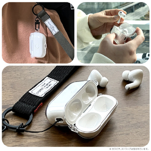araree AirPods Pro(第2/1世代)用ハードクリアケース Nu:kin クリア AR25038APP2-イメージ14